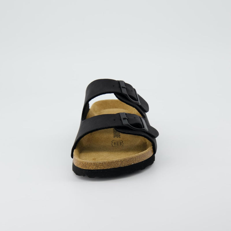 Adjustable Double Strap Cork Sandals With Supportive Footbed