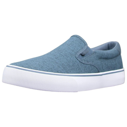 Two Tone Sole Casual Slip On Sneakers