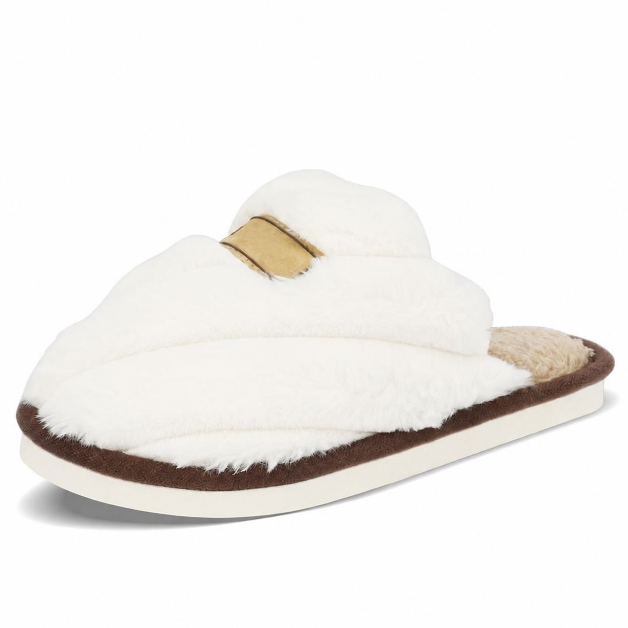 Thick Sole Indoor Outdoor Fur Slippers For Women