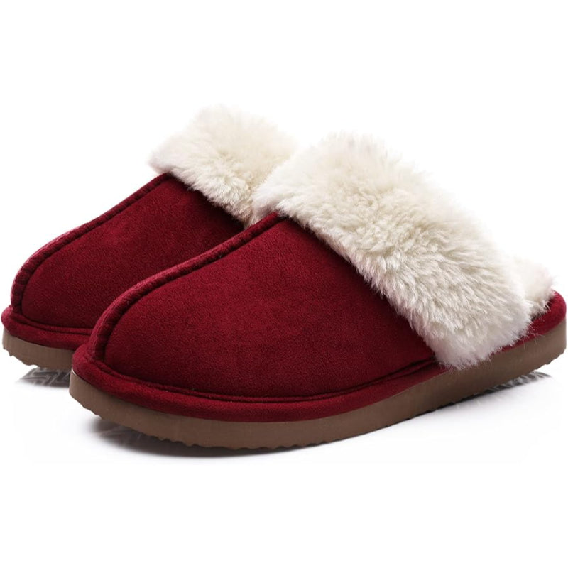 Cozy Fleece Lined Suede Plush Slippers-My Comfy Sandal