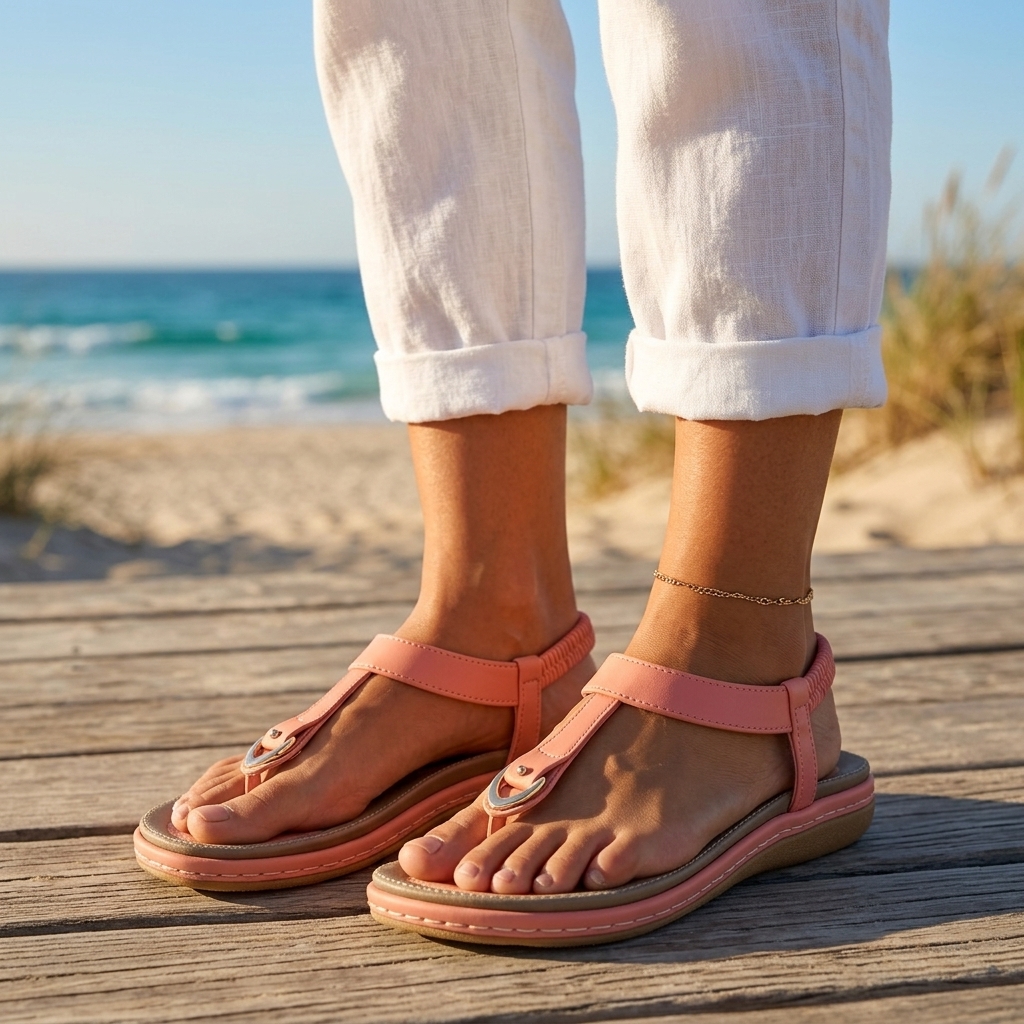 Women's Comfort Slip-On Sandals - Lightweight and Stylish for All-Day Comfort