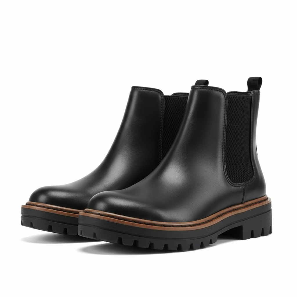 Versatile Cushioned Chelsea Style Boots