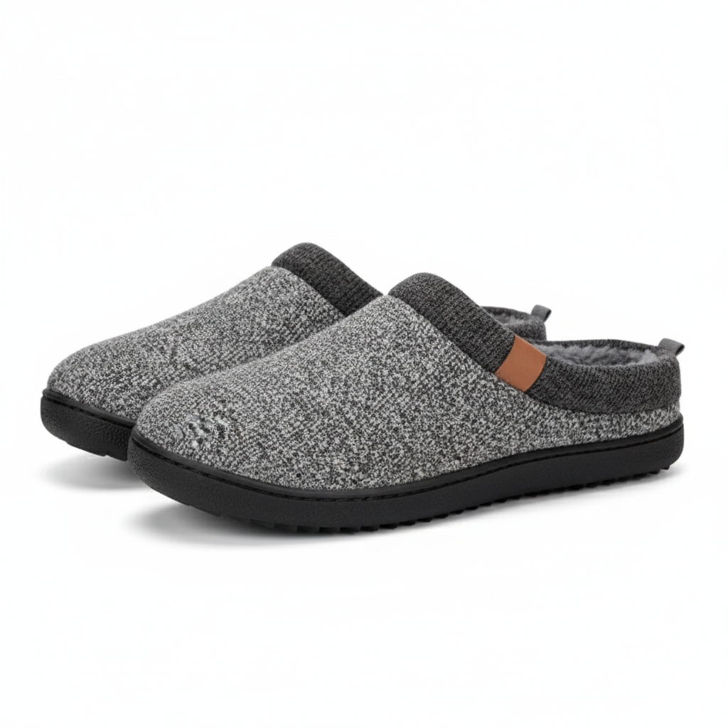 Men Slip On Memory Foam Slippers Non Slip Shoes