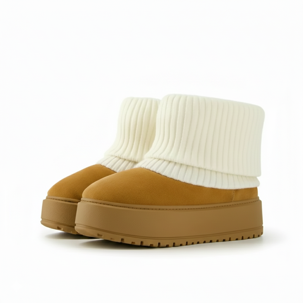 Stylish And Comfy Snow Boots With Faux Fur Lining