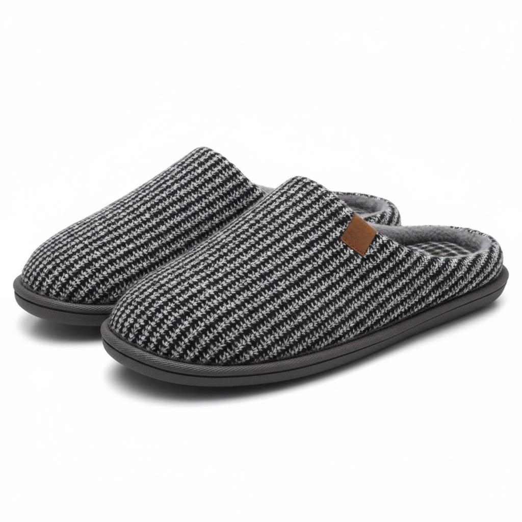 Cozy Memory Foam Scuff Slippers Slip