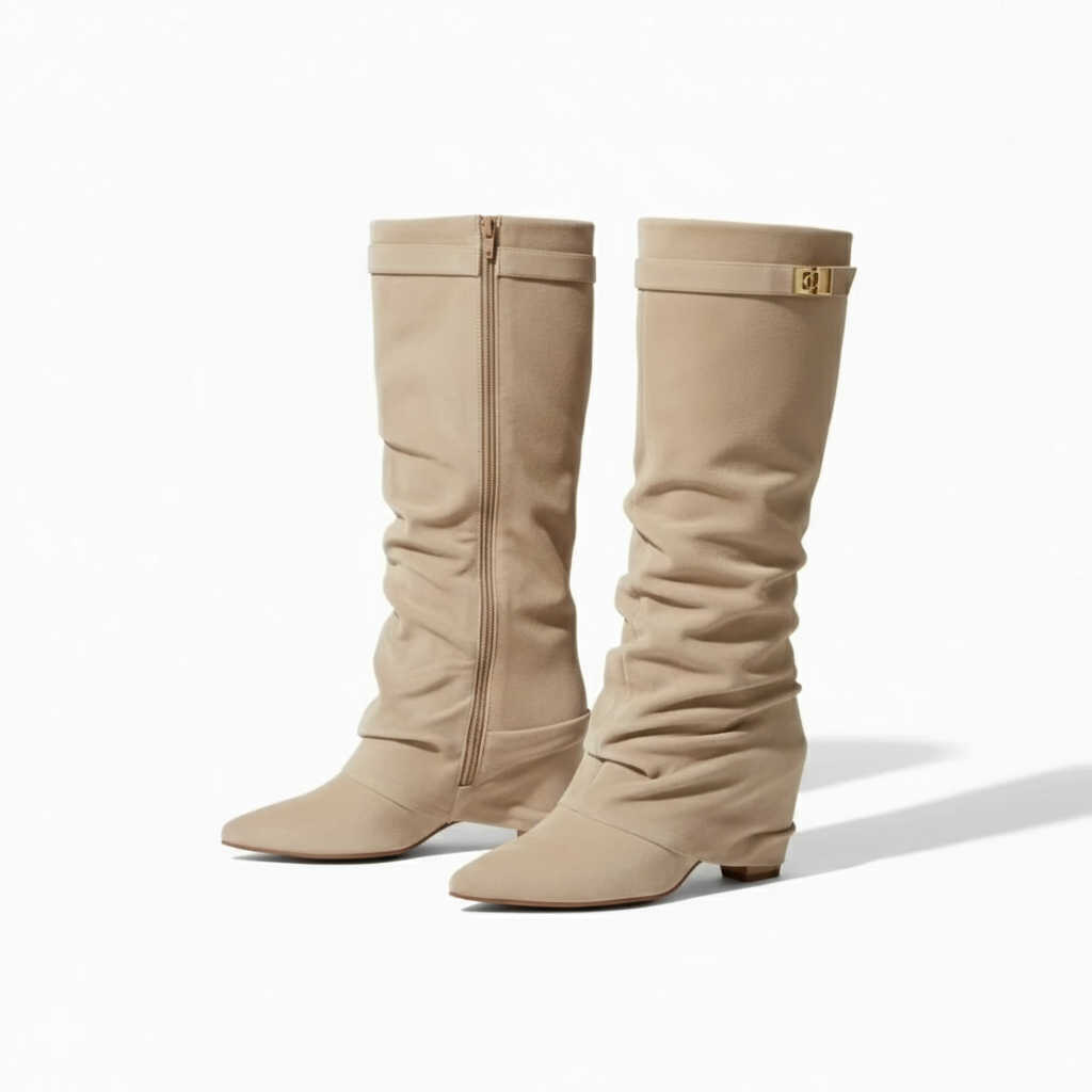 Shark Boots Suede Leather