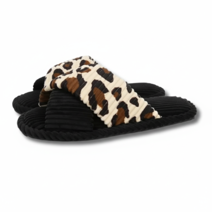 Women Memory Foam Open Toe Crossband Slides