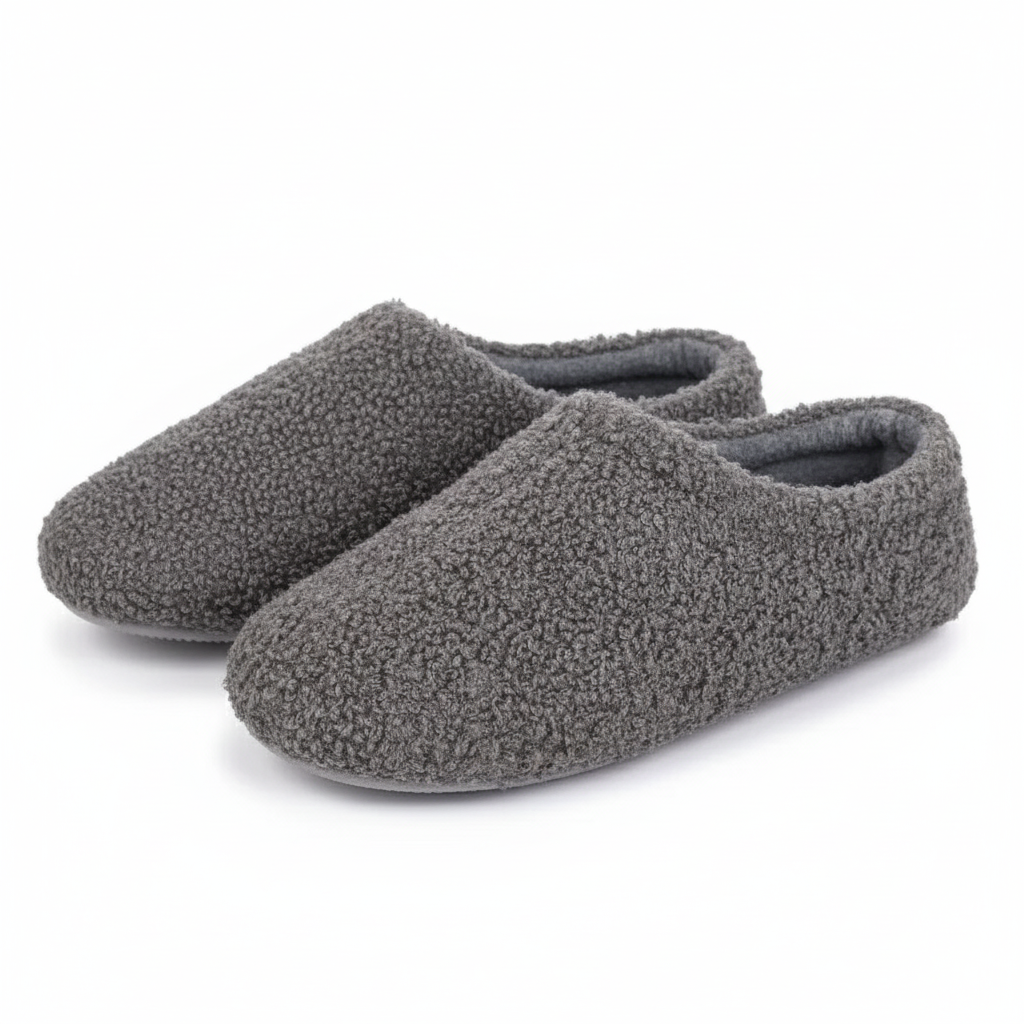 Fuzzy Fur Memory Foam Loafer Slippers