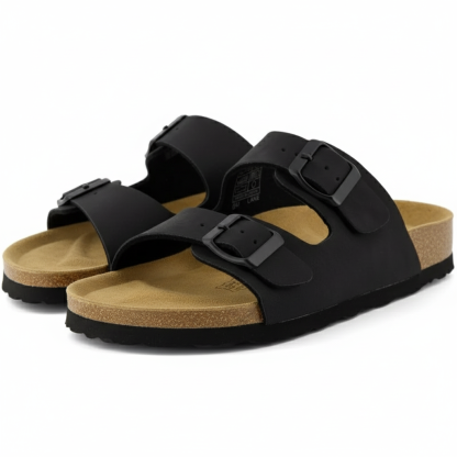 Cork Footbed Sandal With Adjustable Buckle
