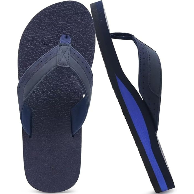 Leather Slip On Sandals With Supportive Arch And Cushioned Sole
