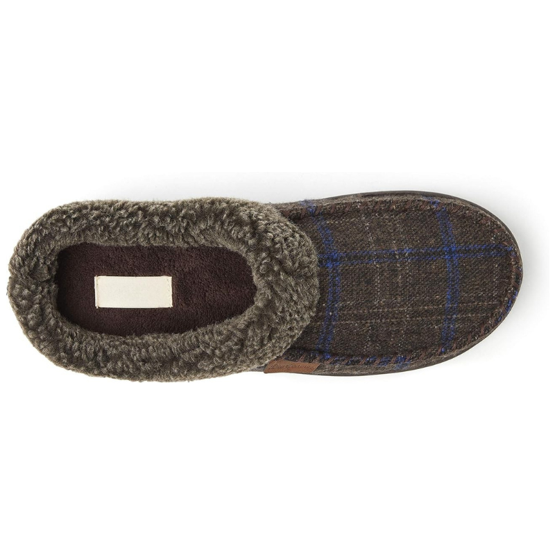 Plaid Slip On Slippers With Soft Lining And Supportive Sole