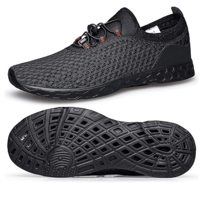 Quick Dry Mesh Shoes With Slip Resistant Sole For Water Activities