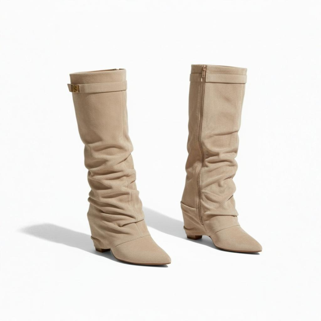 Shark Boots Suede Leather