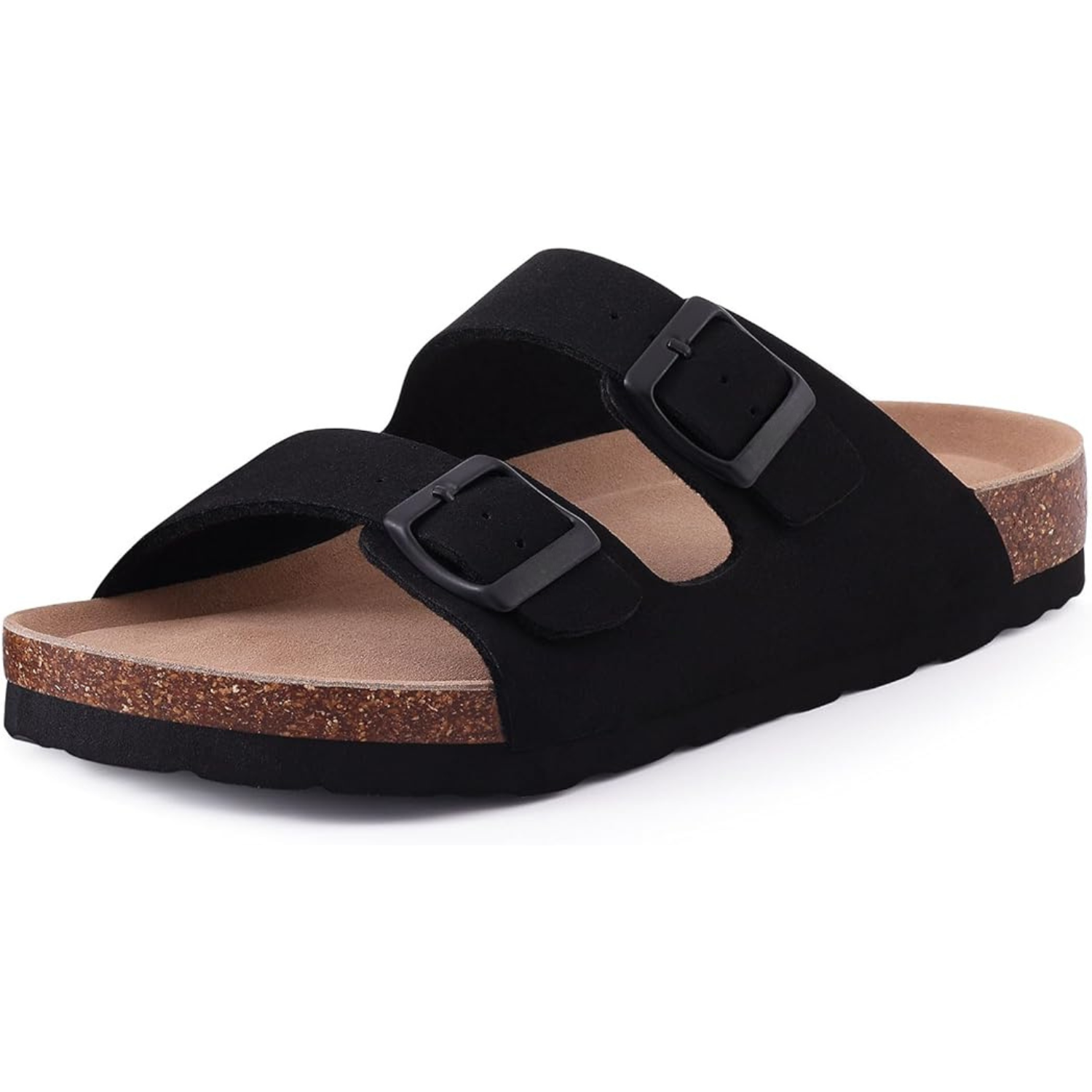 Cork Foot bed Arch Support Slide Sandal With Adjustable Buckle for Men And Women