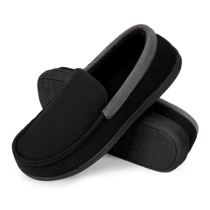 Men Memory Foam Moccasin Slippers
