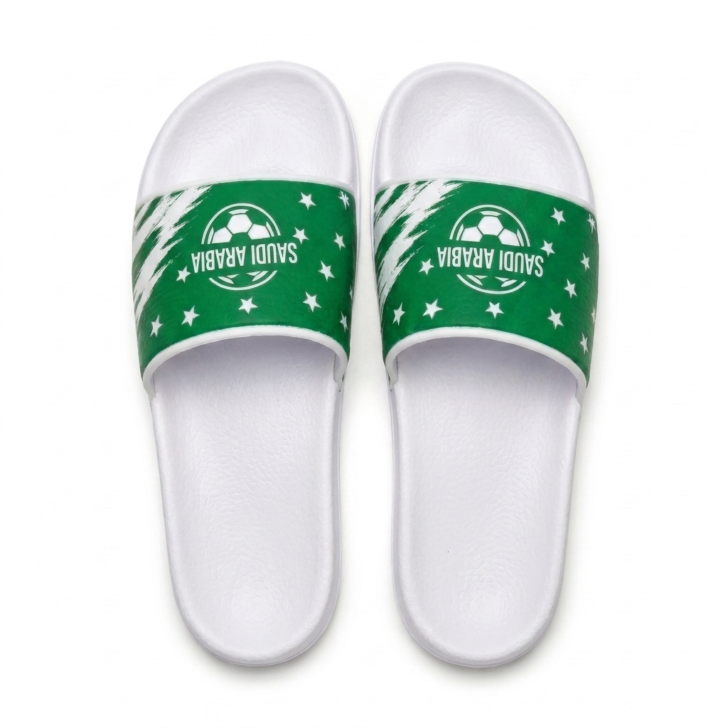 World Cup 2026 Saudi Arabia Football Fan Printed Slippers