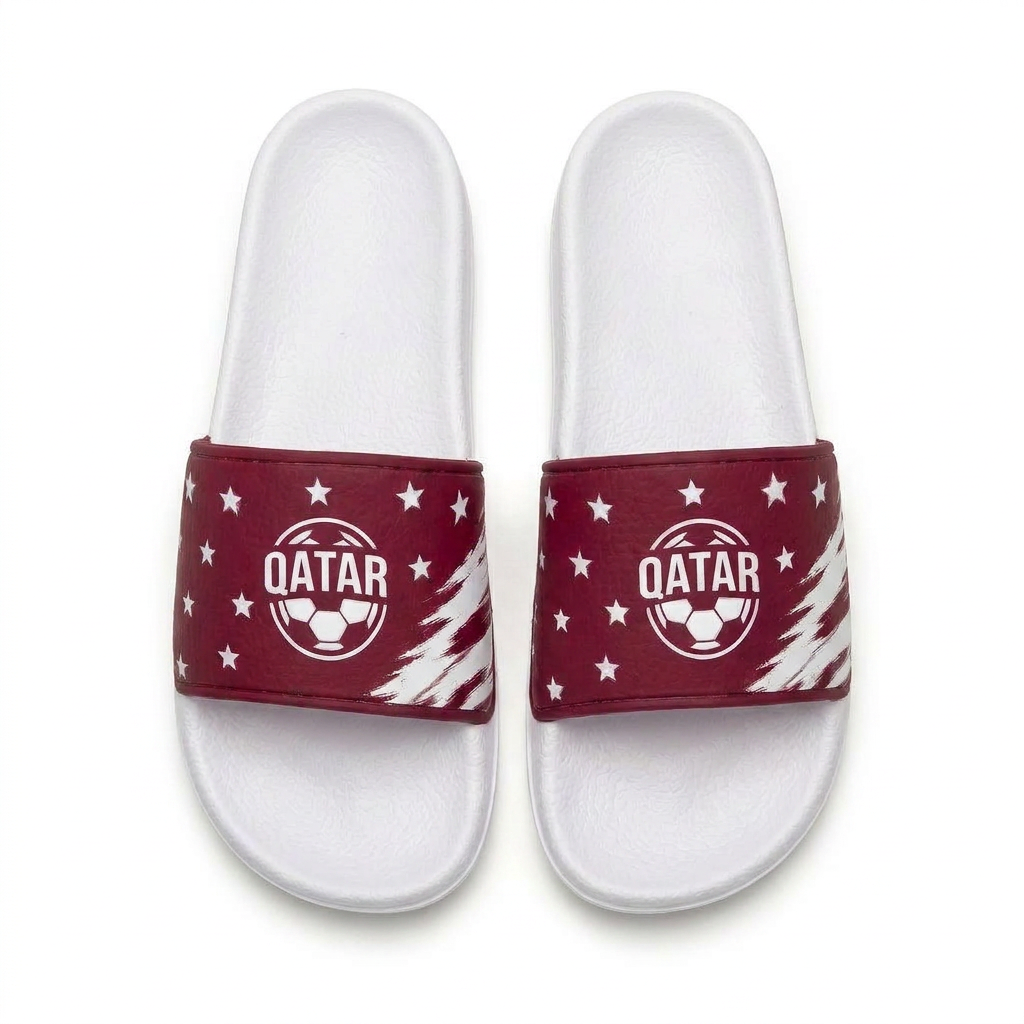 World Cup 2026 Qatar Football Fan Printed Slippers