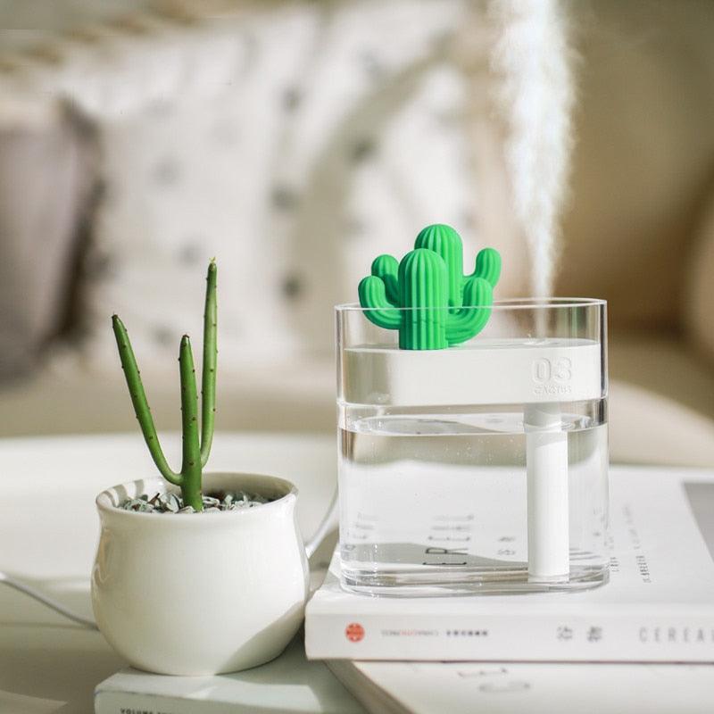 Cactus Ultrasonic Air Humidifier for Bedroom and Office Use-Humiii