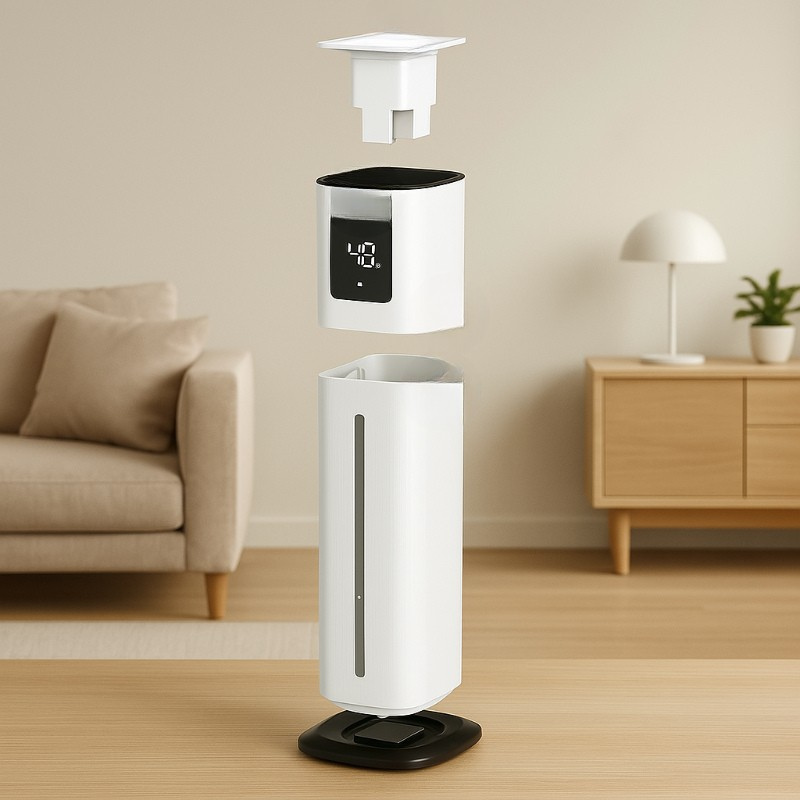 Smart Ultrasonic Cool Mist Tower Humidifier With App Control And Aroma Pad-Humiii