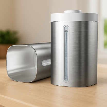 Stainless Steel Cool Mist Humidifier With Dishwasher Safe Cleaning-Humiii