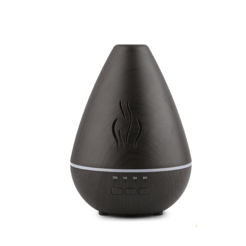 Essential Oil Aroma Diffuser With Ultrasonic Wood Grain Design-Humiii
