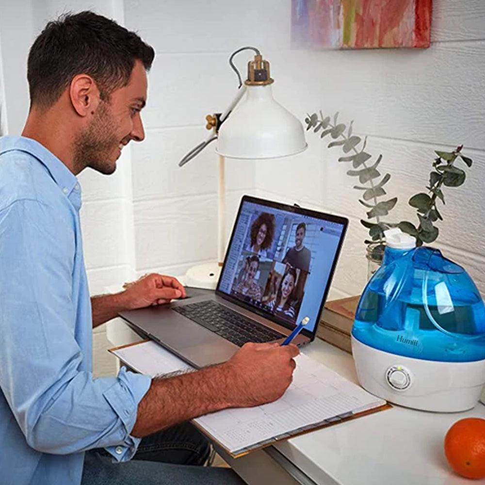 Cool Mist Humidifier 2.2L Ultrasonic Quiet for Rooms-Humiii