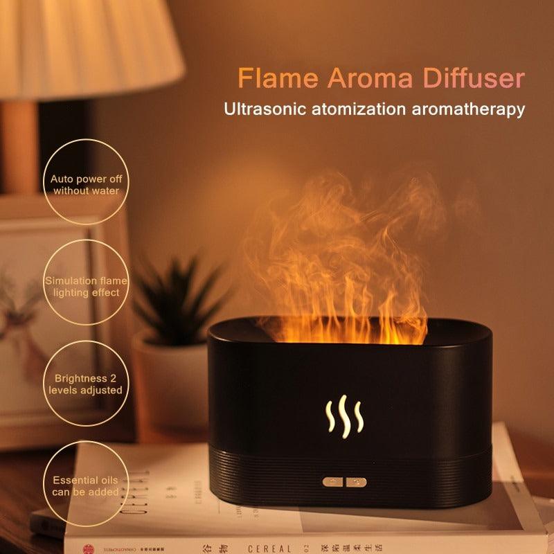 Essential Oil Flame Humidifier-Humiii