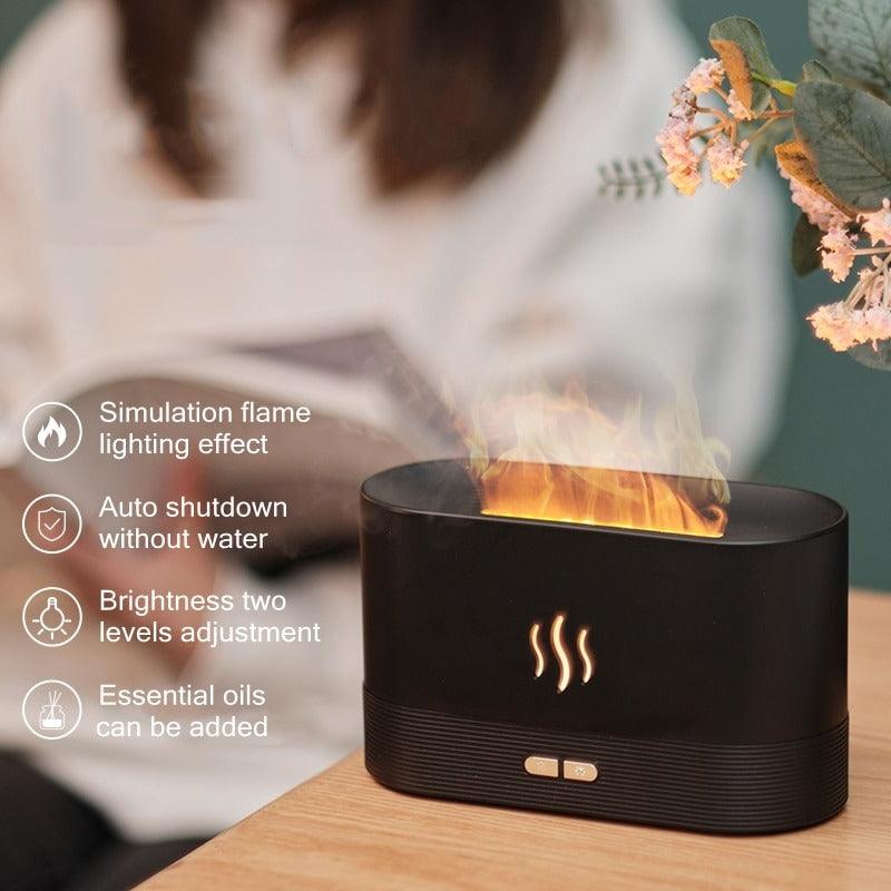 Essential Oil Flame Humidifier-Humiii