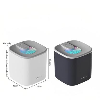 3000ml Ultrasonic Air Diffuser With Dual Mist Outlets-Humiii