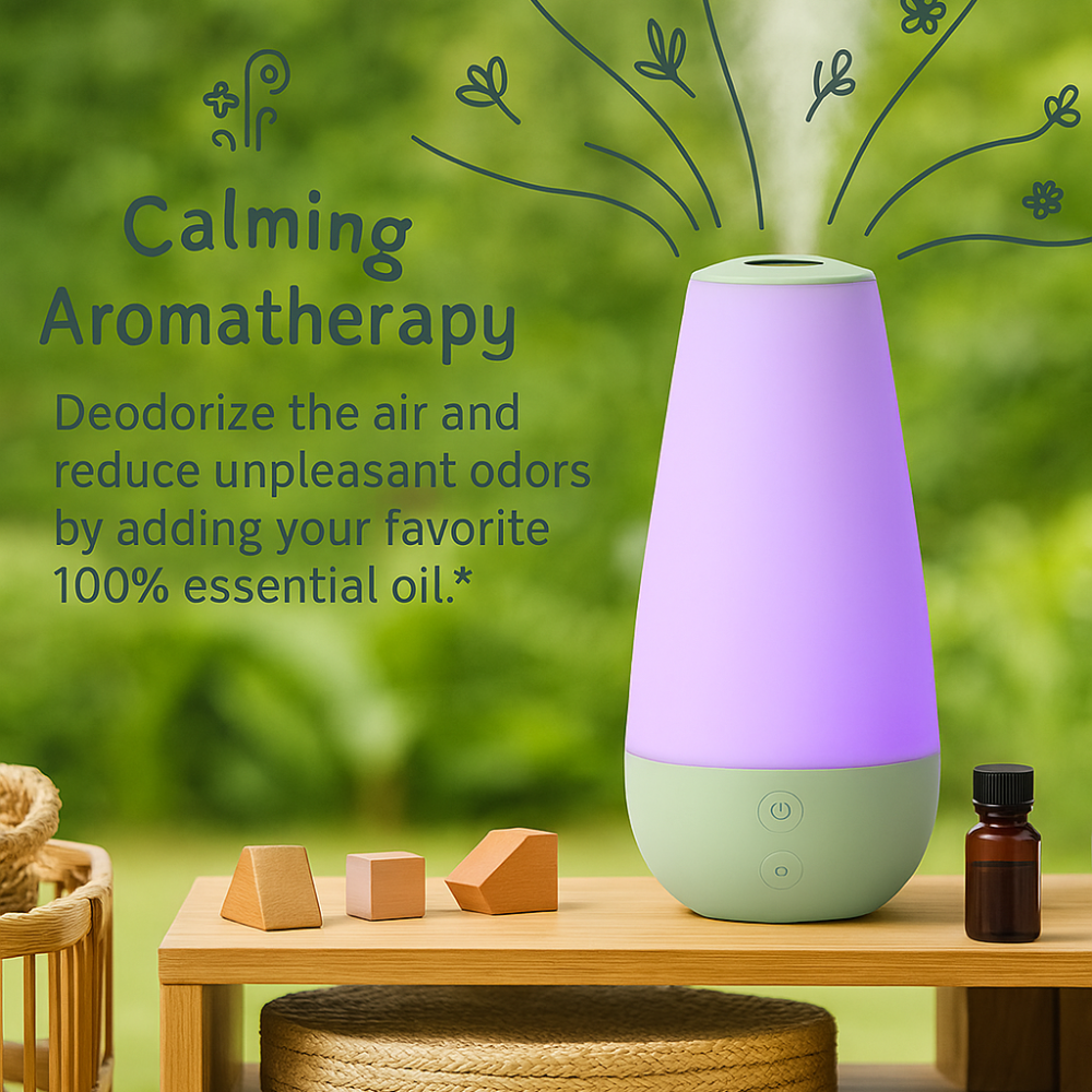 Baby Humidifier 3 In 1 With Night Light And Diffuser-Humiii