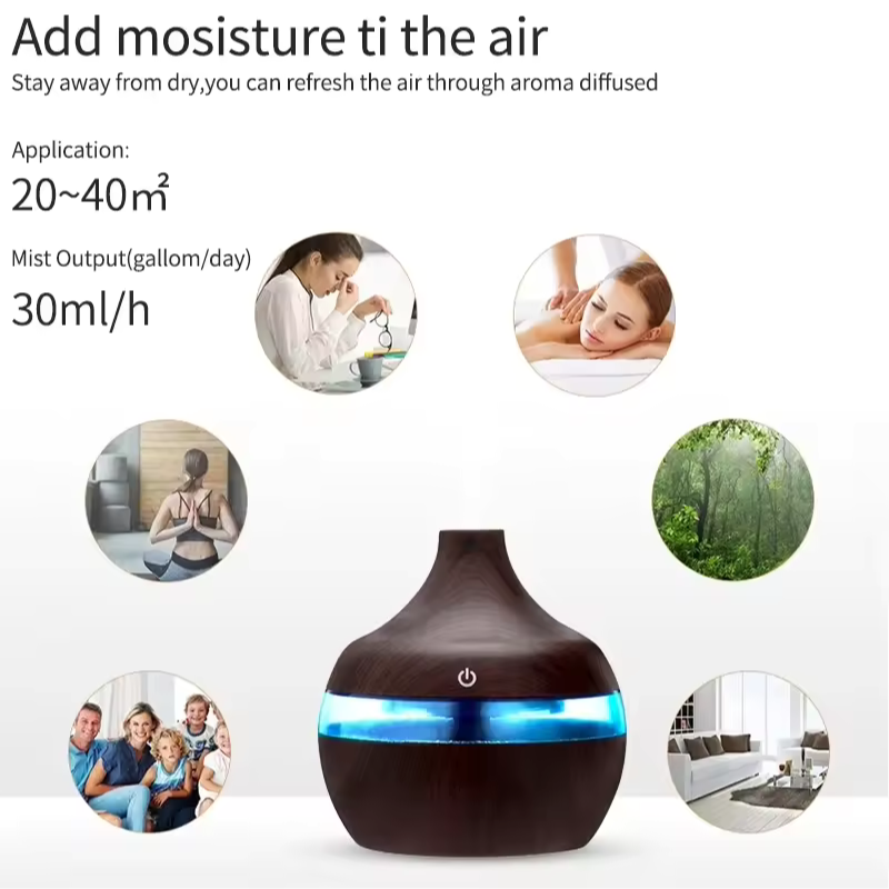 Electric Aroma Air Diffuser - Humidifier For Indoor Air Purification-Humiii