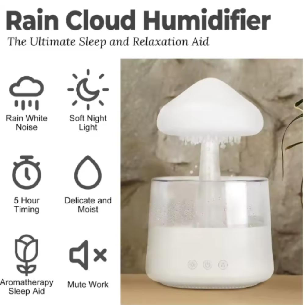 Mushroom Shaped Humidifier A Stylish And Functional Air Comfort-Humiii