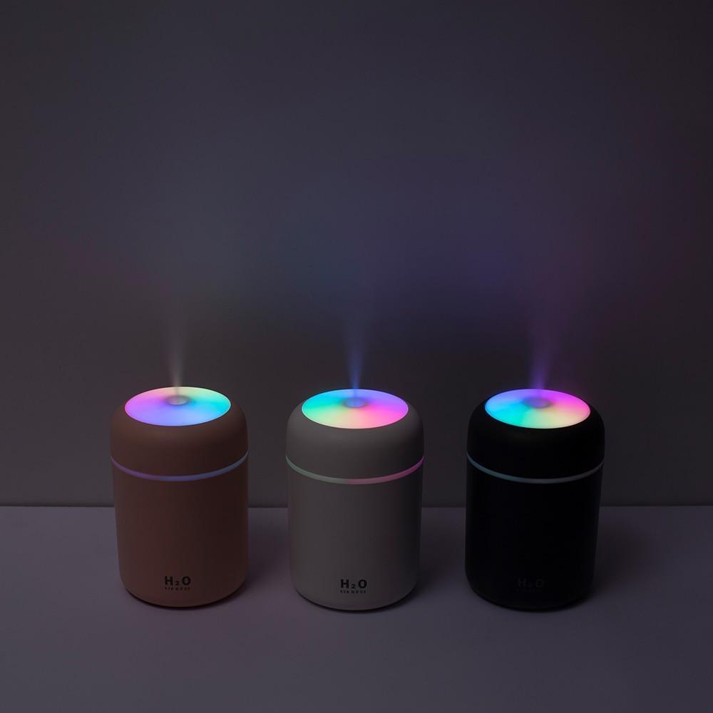 300ml Portable Purifying Humidifier with Multi-Lights-Humiii