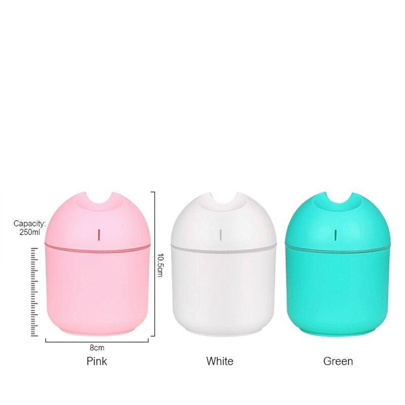 Mini USB Air Humidifier With 250 ML Tank And Low Noise-Humiii