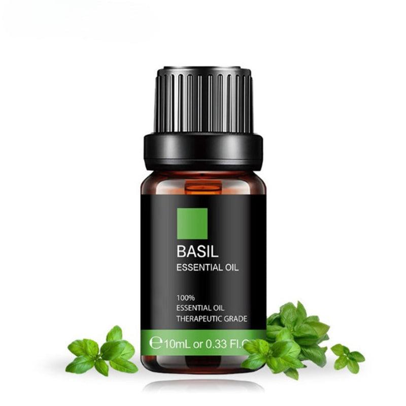 Pure Basil Essential Oil Fresh Invigorating Aroma for Mind and Body-Humiii