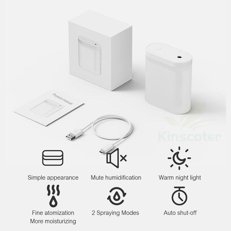 Portable USB Air Humidifier With LED Night Light Diffuser-Humiii