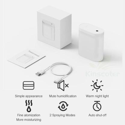 Portable USB Air Humidifier With LED Night Light Diffuser-Humiii