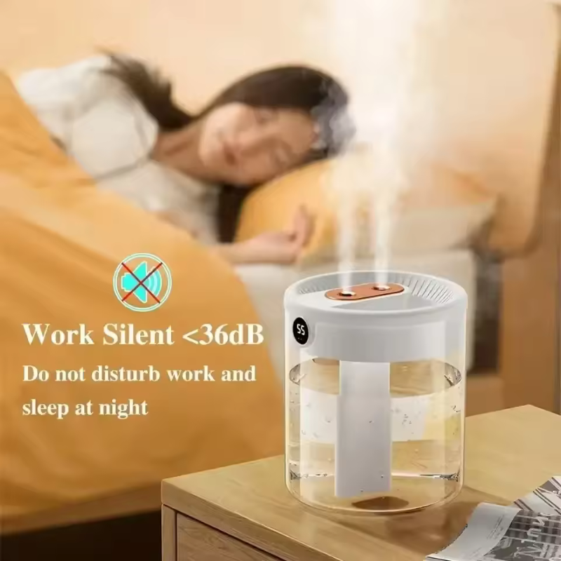 Dual Spray Humidifier Enhance Comfort And Air Quality-Humiii