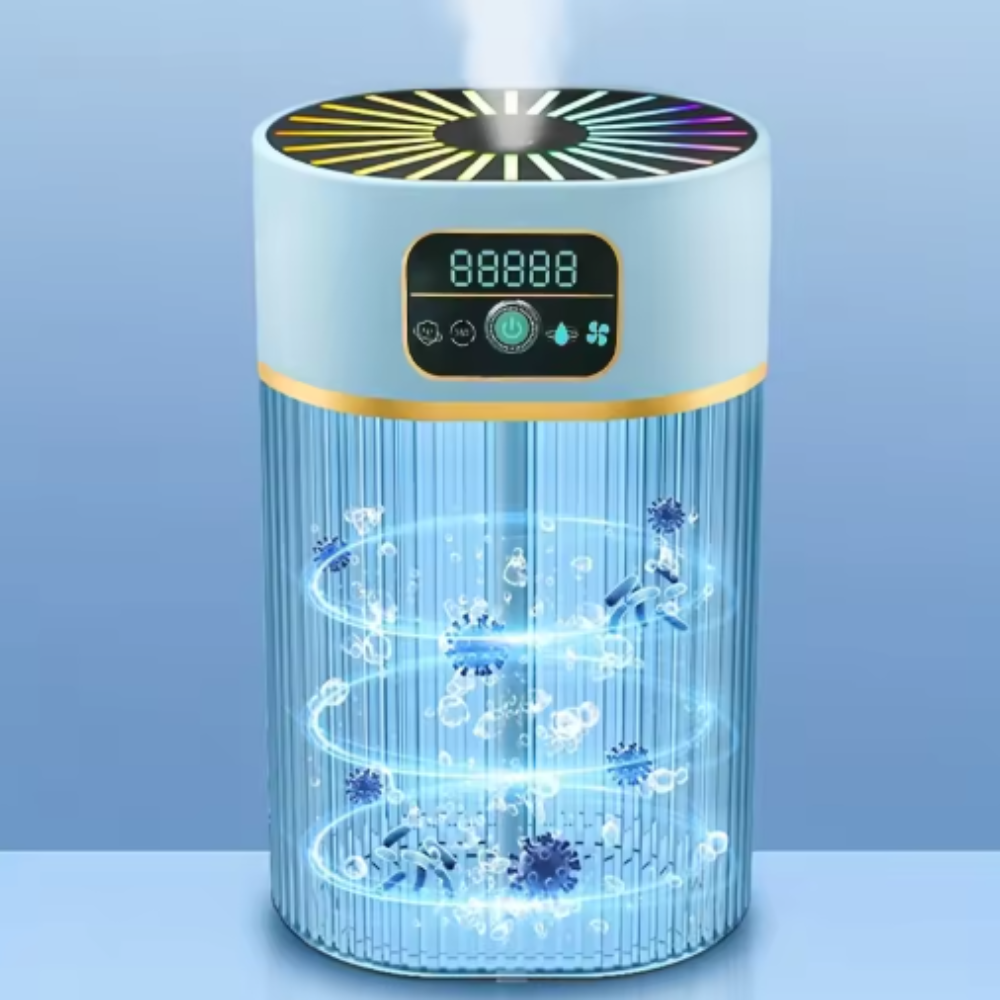 Ultrasonic Humidifier Colorful Display-Humiii