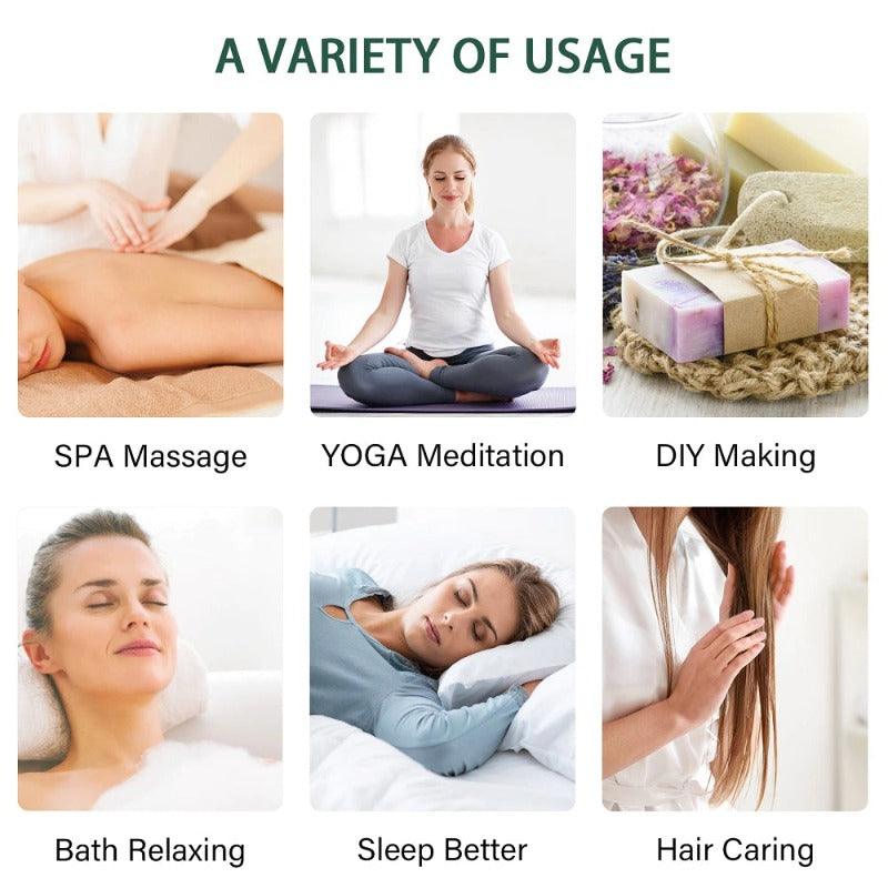 Gift-Box Essential Oil Kit Of 20 Pieces For Calming Atmosphere-Humiii