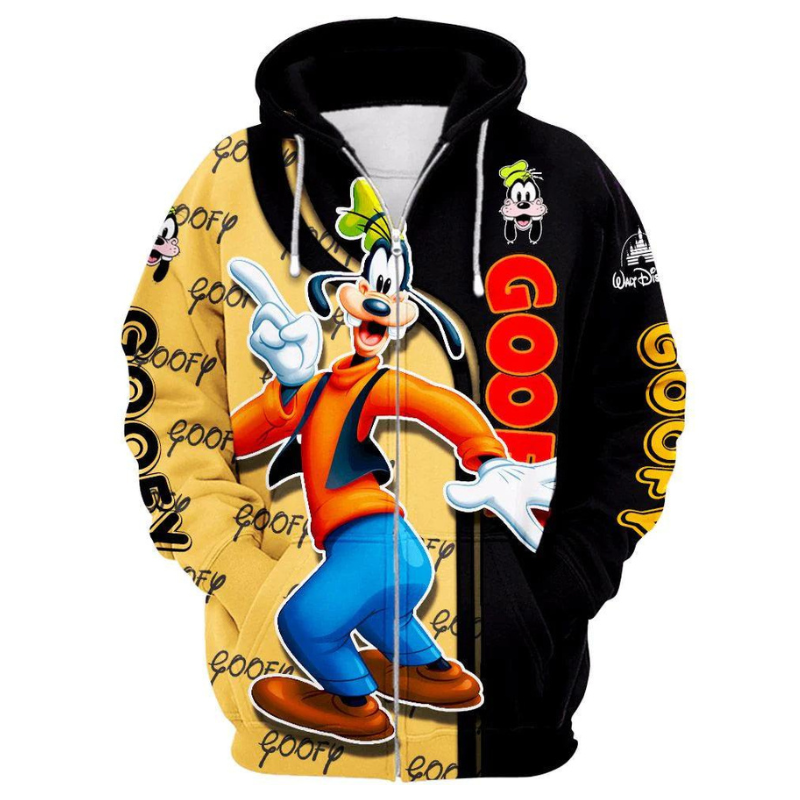 Cartoon Character Anime Zip Hoodie