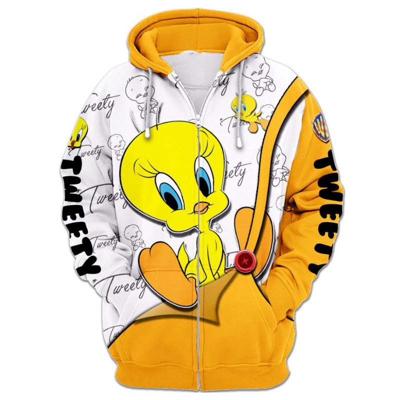 Cartoon Character Anime Zip Hoodie