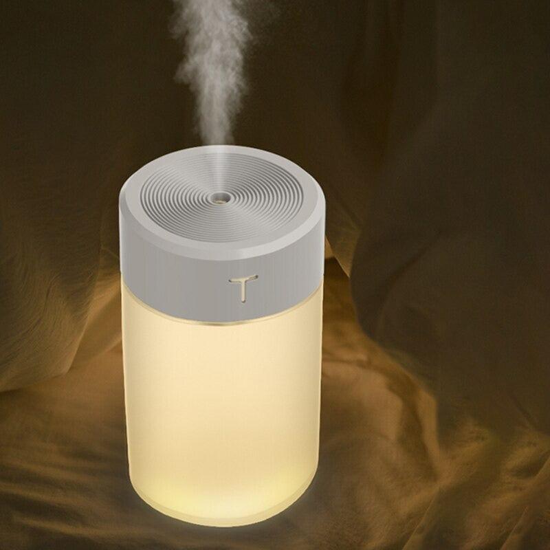 USB Air Humidifier With Night Light For 360ml Portable Diffuser-Humiii