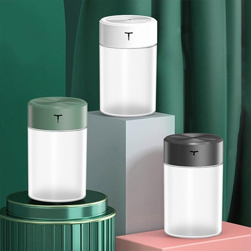 USB Air Humidifier With Night Light For 360ml Portable Diffuser-Humiii