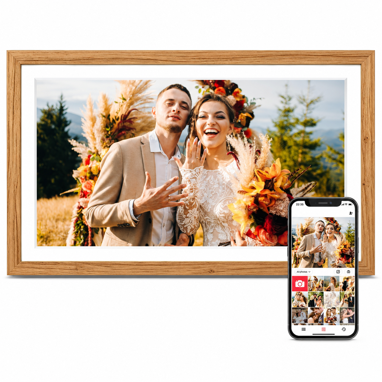 WiFi Digital Photo Frame With Display For Men And Women