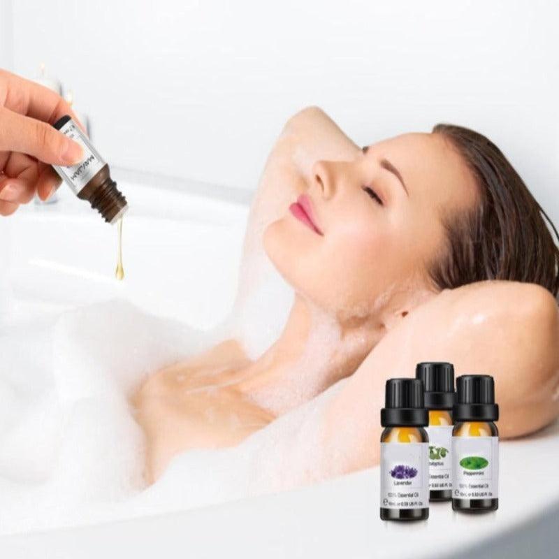 10ml Essential Oils Gift Set of 6 Pieces Premium Quality Oils-Humiii
