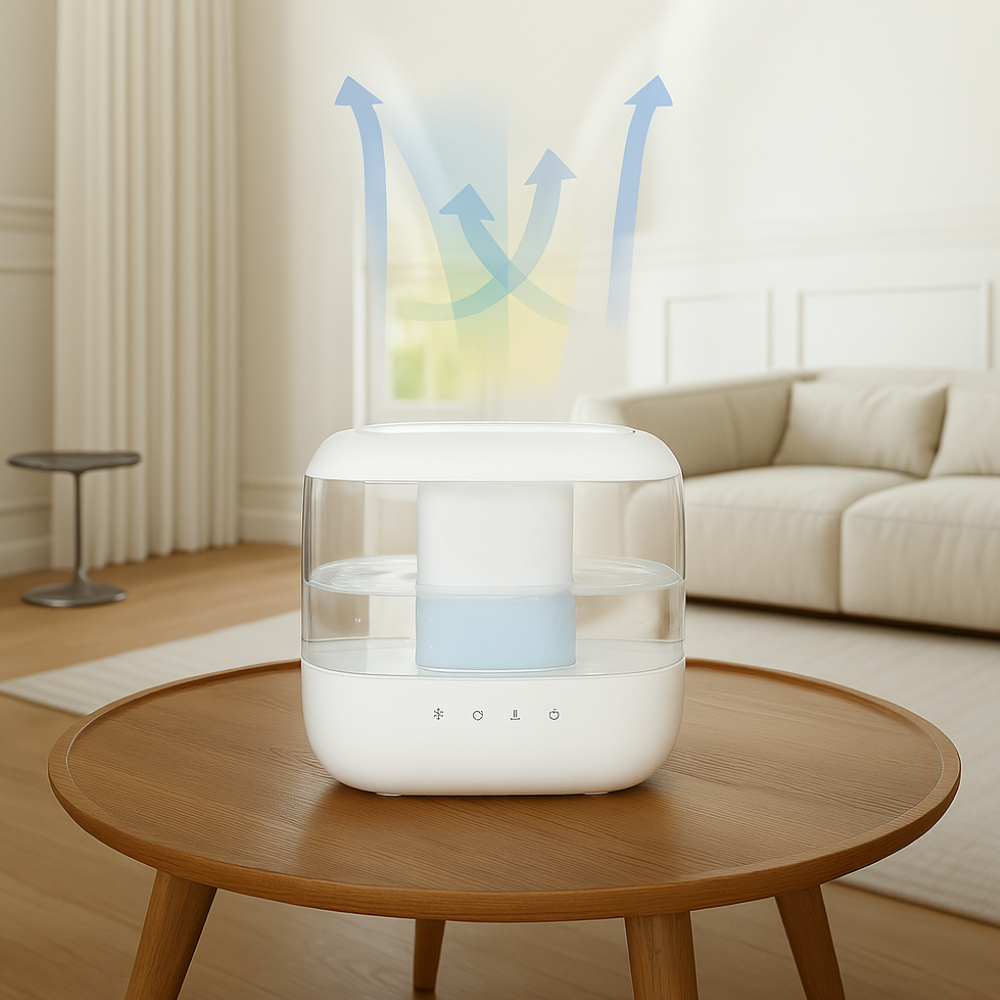 4L Cool Mist Humidifier With Top Fill Quiet Adjustable Mist-Humiii