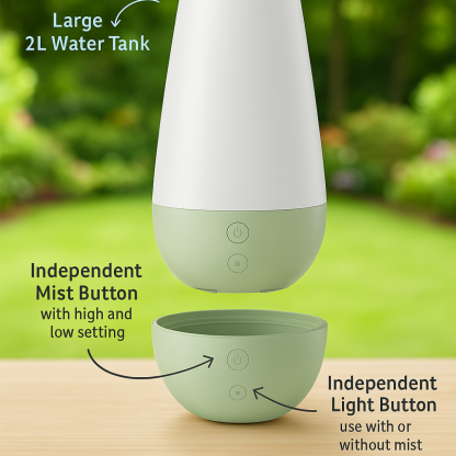 Baby Humidifier 3 In 1 With Night Light And Diffuser-Humiii