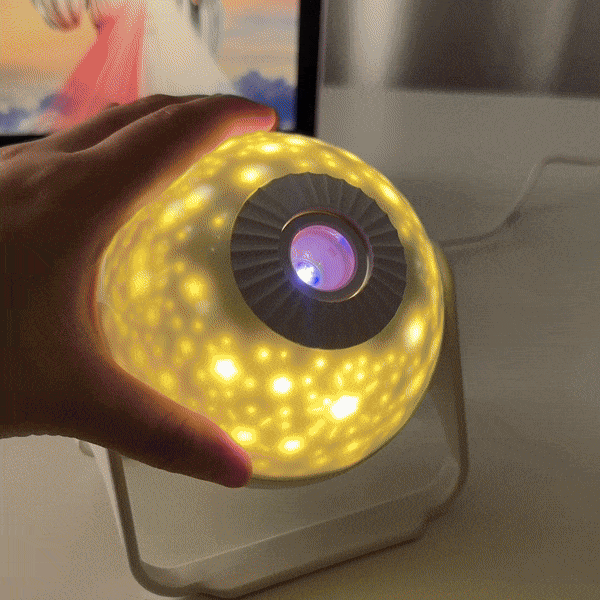 Holy Projection Device With Inspirational Display Slides - Solar Flame Torch