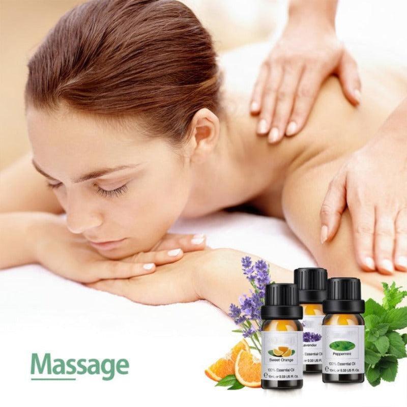 10ml Essential Oils Gift Set of 6 Pieces Premium Quality Oils-Humiii